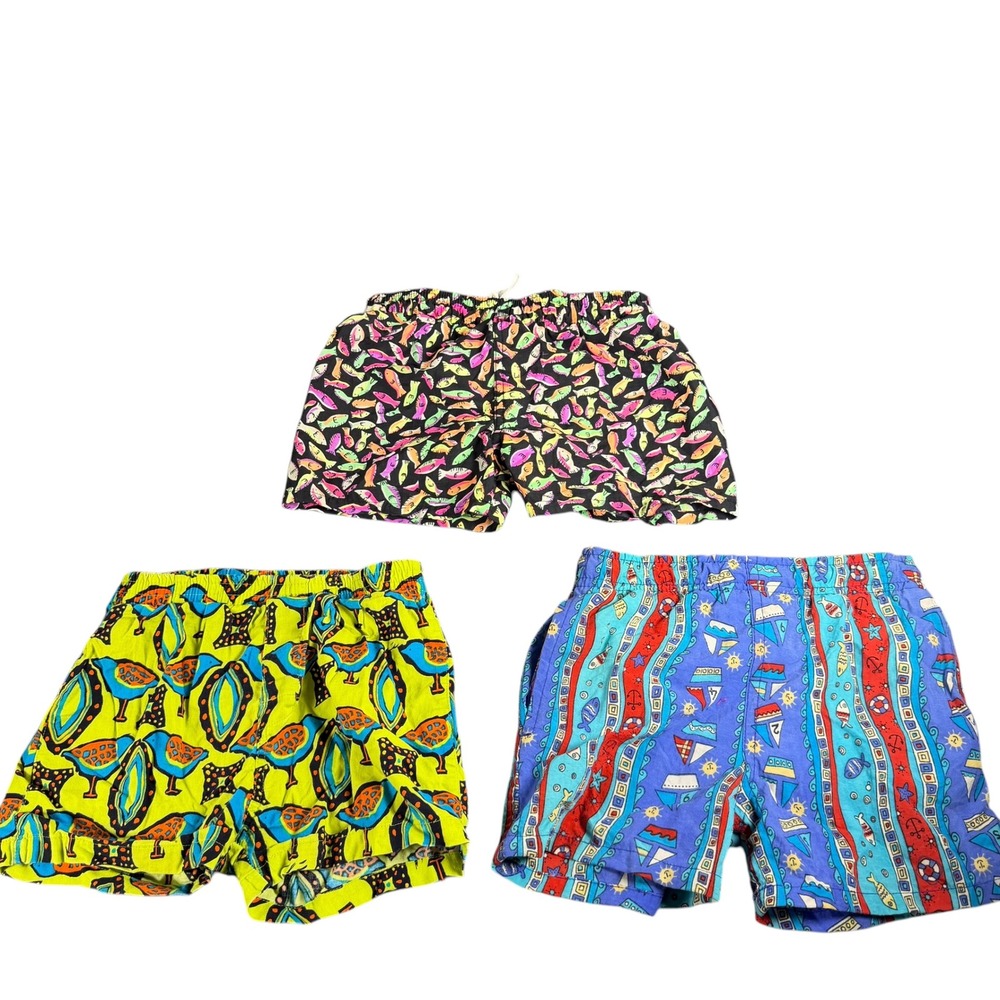 Vintage OshKosh Bgosh and Gap Boys Swim Trunks Shorts Lot of‎ 3 Size 3T 90s